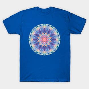 Tie Dye Summer Kaleidoscope Pattern T-Shirt